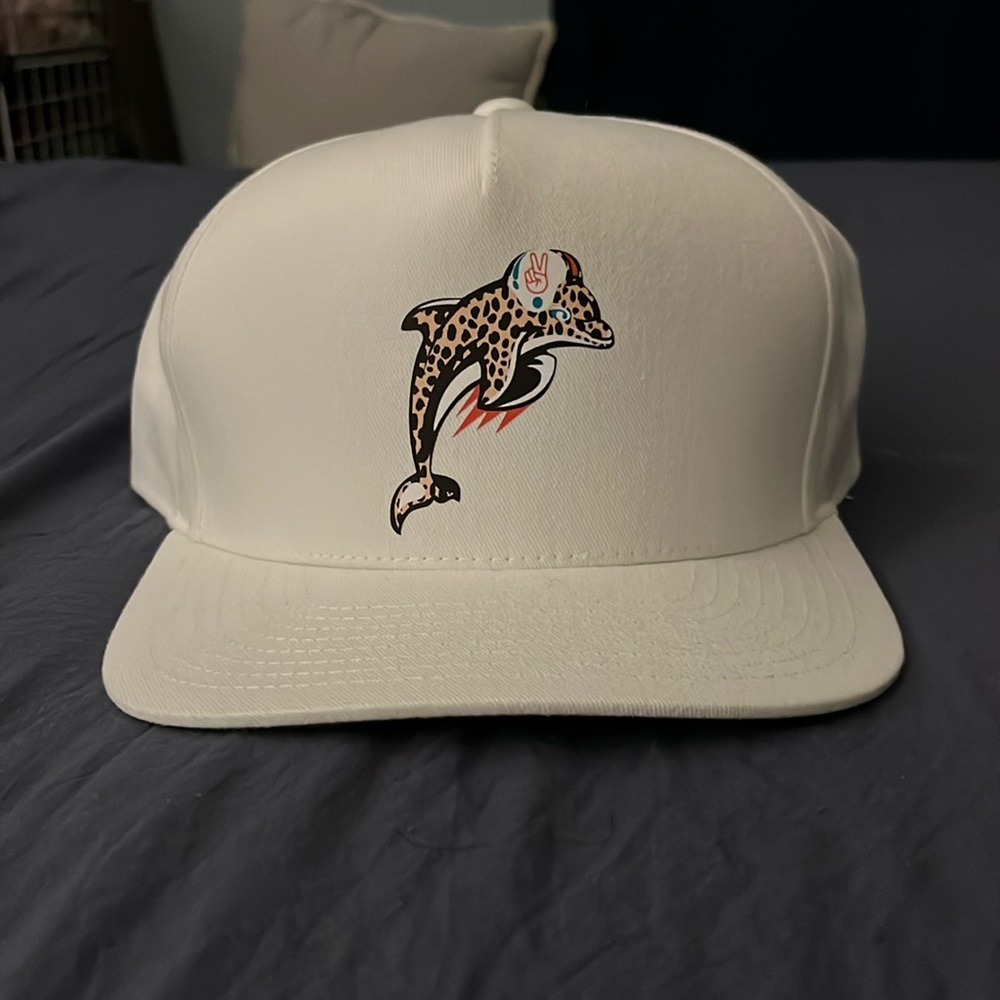 Tyreek Hill Cheetah Logo Dolphins Hat